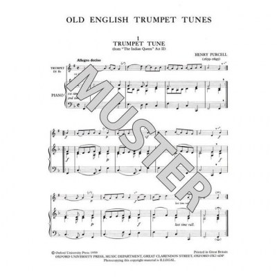 Oxford University Press Old English Trumpet Tunes 1