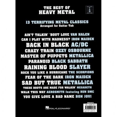 Wise Publications The Best Of Heavy Metal