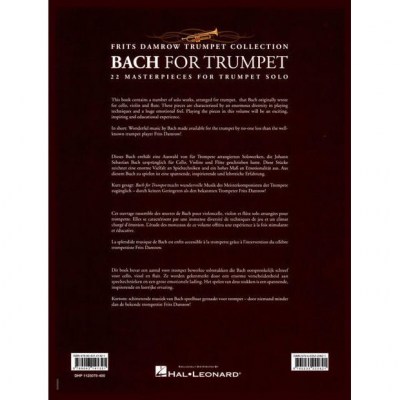 De Haske Bach For Trumpet