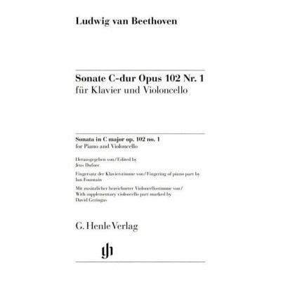 Henle Verlag Beethoven Sonate C-Dur Cello