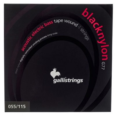 Galli Strings G77 Black Nylon Bass Strings