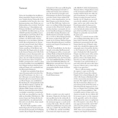 Henle Verlag Chopin Cellosonate op. 65