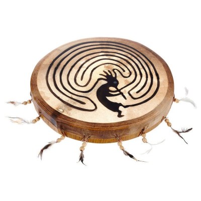 Terre Shaman Drum 35cm Kokopelli