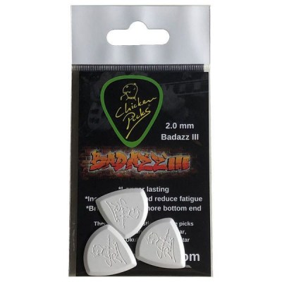 Chicken Picks Badazz III 2,0mm Pick 3 Pack