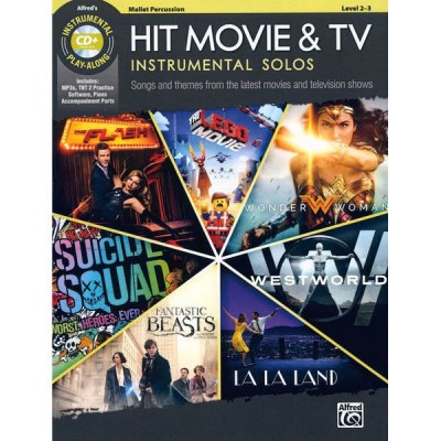 Alfred Music Publishing Hit Movie & TV Solos Mallets