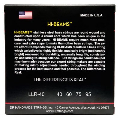 DR Strings Hi-Beam LLR 040-095