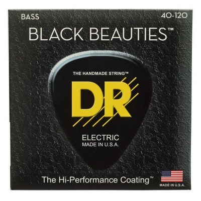 DR Strings Black Beauties BKB5-40-120