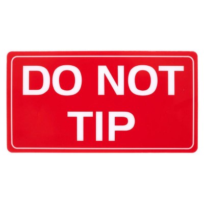 Stageworx Tourlabel Do Not Tip