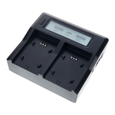 Baxxtar Pro LCD Dual Charger for NP-F