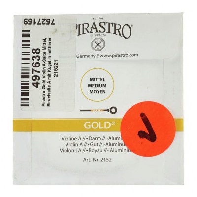 Pirastro Gold Violin Single A Medium