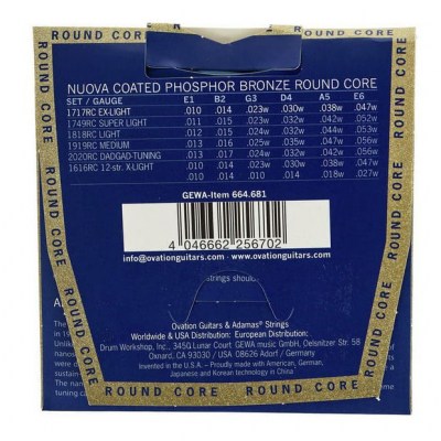 Adamas 1717NURC Round Core String Set