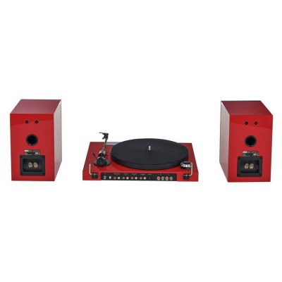 Pro-Ject Juke Box E HiFi Set red