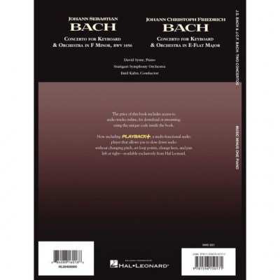 Music Minus One Bach Concerto f-Moll BWV 1056