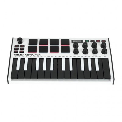 AKAI Professional MPK Mini MK3 White - AIEP3 Bdl