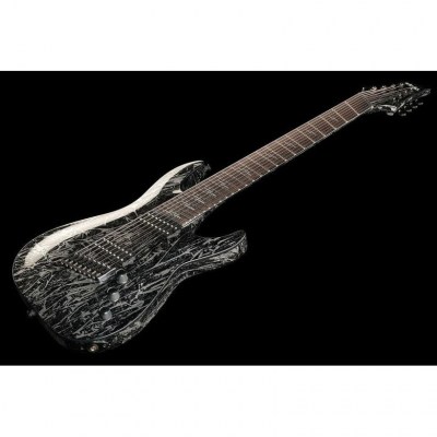 Schecter C-8 Multiscale Silver Mountain