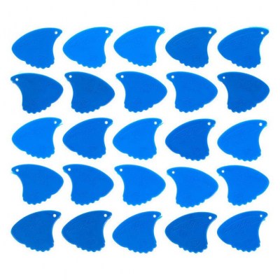 Sharkfin Pick Relief Hard Blue 25