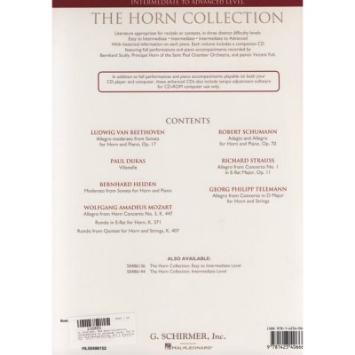 G. Schirmer Horn Collection Advanced