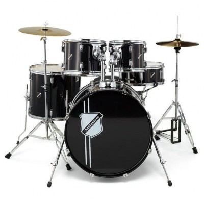 Millenium Focus 22 Drum Set Black