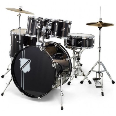 Millenium Focus 22 Drum Set Black