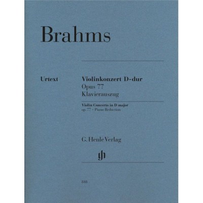Henle Verlag Brahms Violinkonzert D-dur