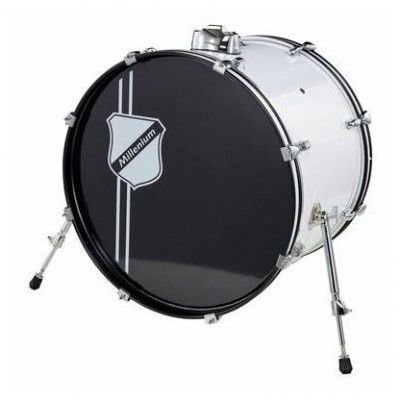 Millenium Focus 22x16 Bass Drum White