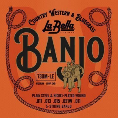 La Bella 5-String Banjo Medium