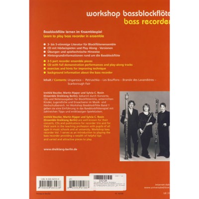 Universal Edition Workshop Bassblockflote