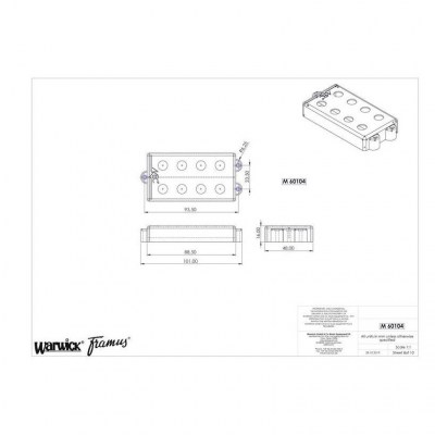 MEC MM-Style Pickup Set Brushed BK