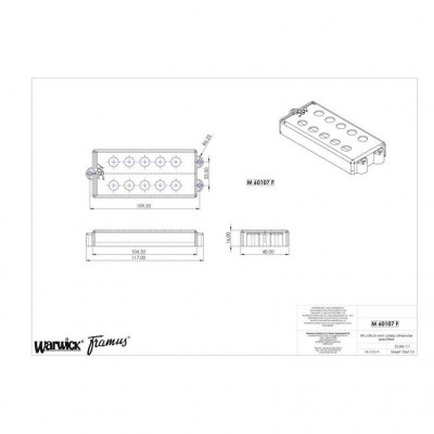 MEC MM-Style Pickup Set 5 BBLKCH