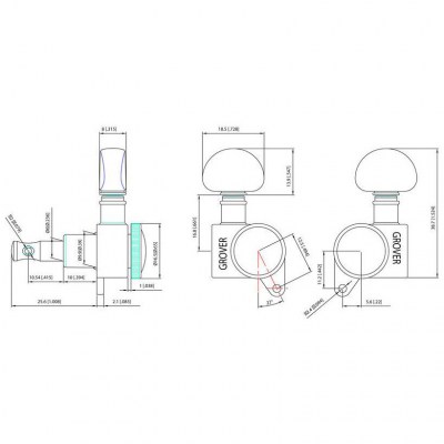 Grover 505BCL Mini Locking Rotomatics