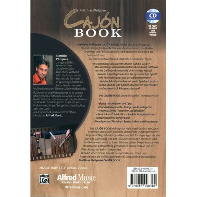 Alfred Music Publishing Cajon Book German