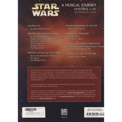 Alfred Music Publishing Star Wars Journey I-VI Horn