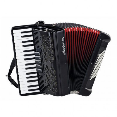 Startone Piano Accordion 72 Black MKII