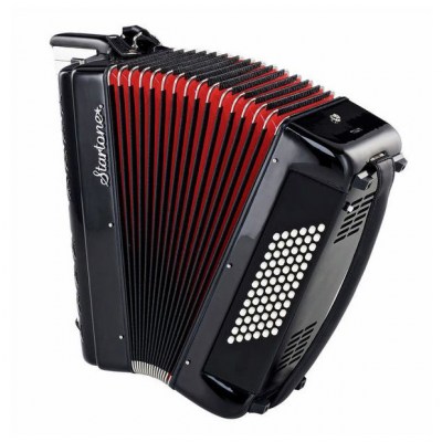 Startone Piano Accordion 72 Black MKII