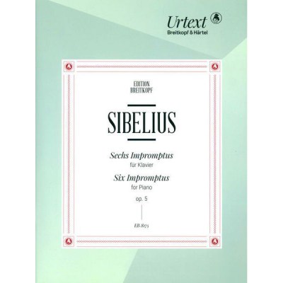 Breitkopf & Härtel Sibelius Sechs Impromptus