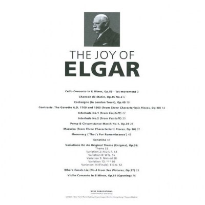 Wise Publications The Joy of Elgar