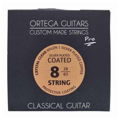 Ortega NYP8 Coated 8-String Nylon