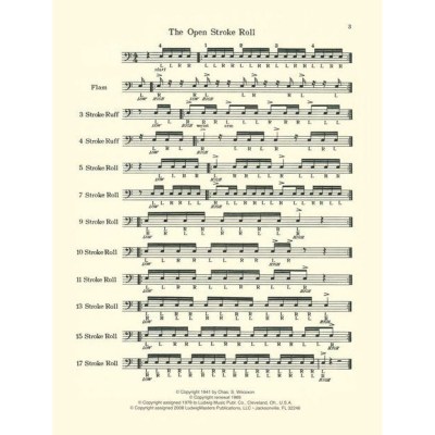 Ludwig Masters Publications Modern Rudimental Swing Solos