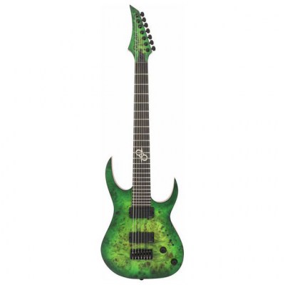 Solar Guitars S1.7AHLB Lime Burst Matte