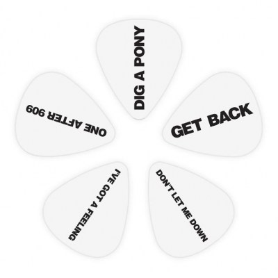 Daddario Beatles Get Back Picks Light