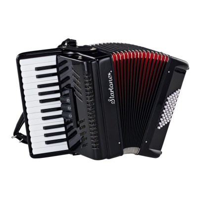 Startone Piano Accordion 48 Black MKII