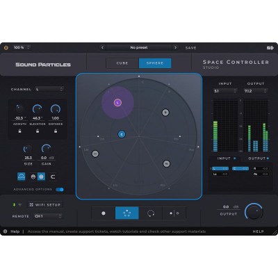 Sound Particles Space Controller Studio