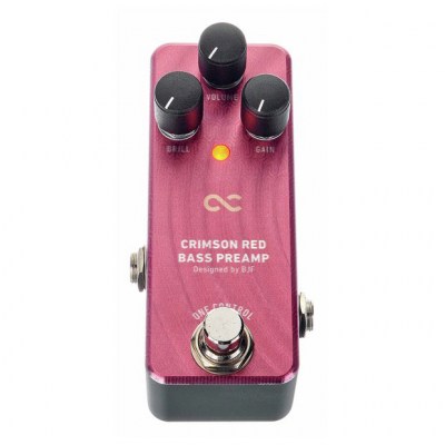 One Control Crimson Red Bass Preamp