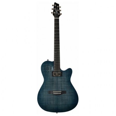 Godin A6 Ultra Denim Blue Flame