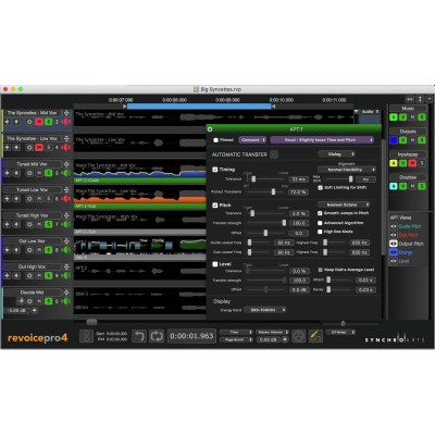 Synchro Arts Revoice Pro 4 CG VocALignUltra