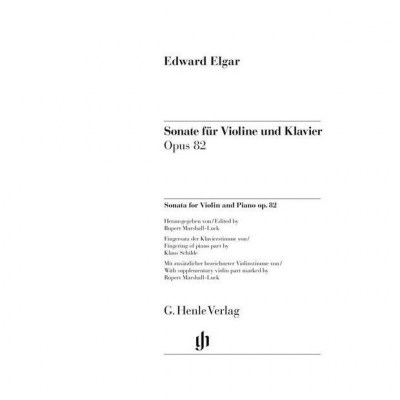 Henle Verlag Elgar Violinsonate op. 82