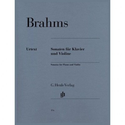 Henle Verlag Brahms Sonaten for Klavier und