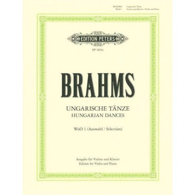 Edition Peters Brahms Ungarische Tänze VL