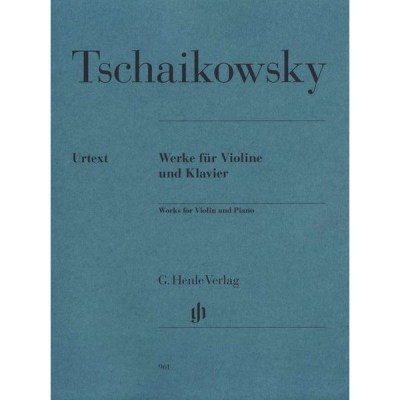 Henle Verlag Tschaikowsky Werke für Violine