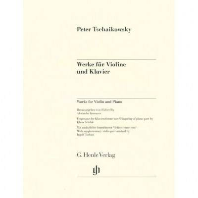 Henle Verlag Tschaikowsky Werke für Violine